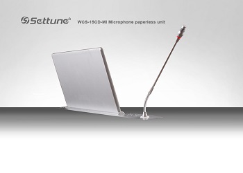 WCS-15CD-MI 帶觸控超薄分體式圓軸含話(huà)筒升降器列